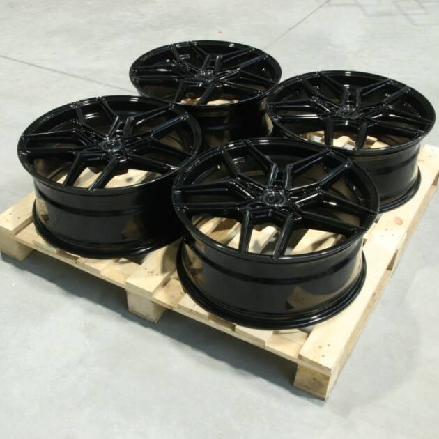 Set of CVR5 21x9 ET37 5x112 Double Tinted Black