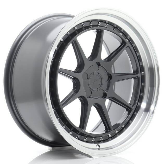 JR Wheels JR47 19x9,5 ET15-35 5H BLANK Hyper Gray w/ Machined Lip