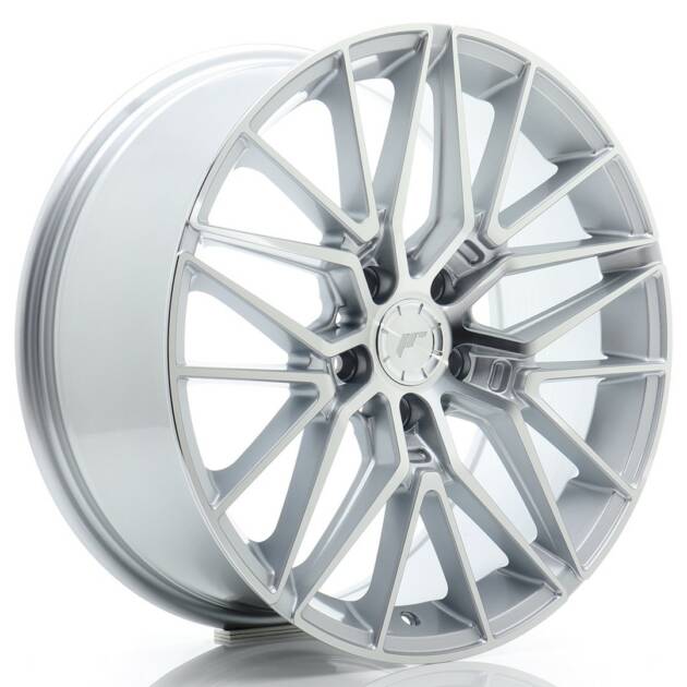 JR Wheels JR38 18x8 ET42 5x112 Silver Machined Face