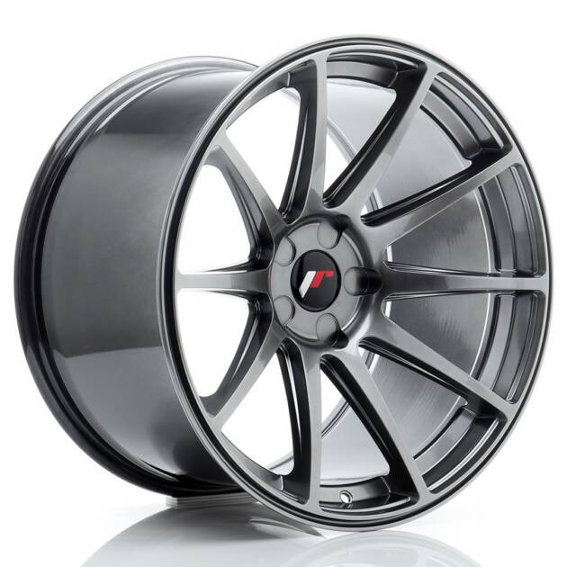 JR Wheels JR11 19x11 ET15-25 5H BLANK Hyper Black