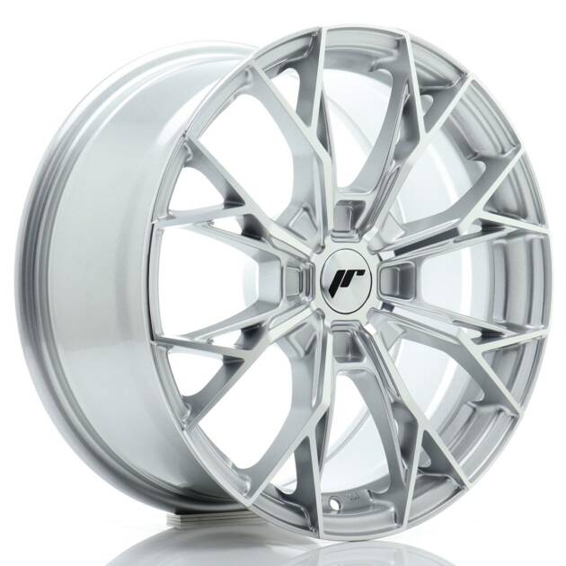 JR Wheels JR49 17x8 ET20-40 4H BLANK Silver Machined Face