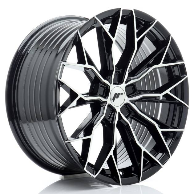 JR Wheels JR49 19x9 ET20-40 5H BLANK Gloss Black Machined Face