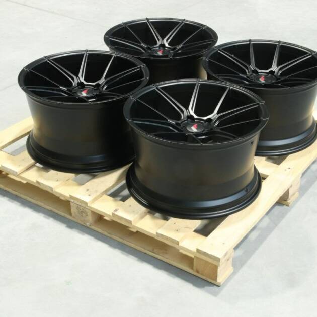 Set of JR30 19x11 ET15 5x112 Matt Black