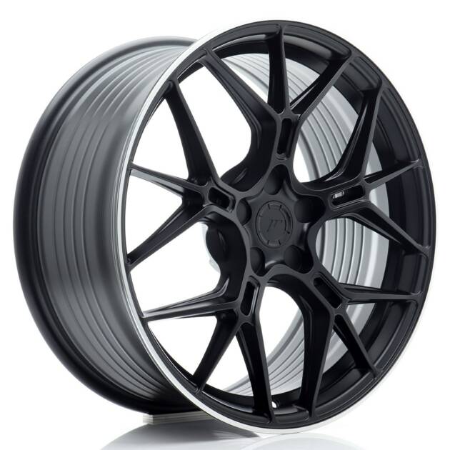JR Wheels JR51 19x8,5 ET20-45 5H BLANK Satin Black w/ Machined Lip