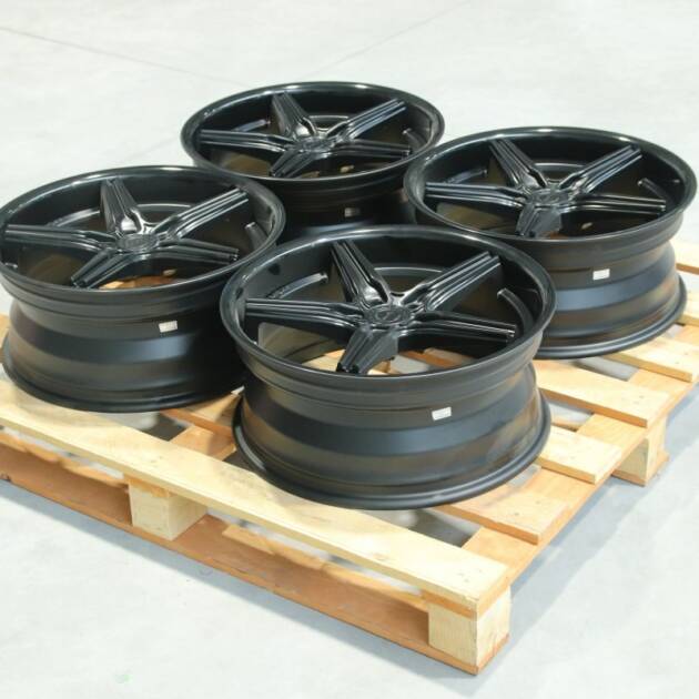 Set of CVR9 19x8 ET42 5x108 Matt Black