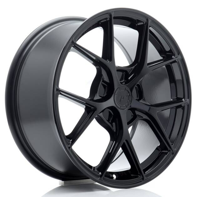 JR Wheels SL01 17x8 ET20-45 5H BLANK Gloss Black