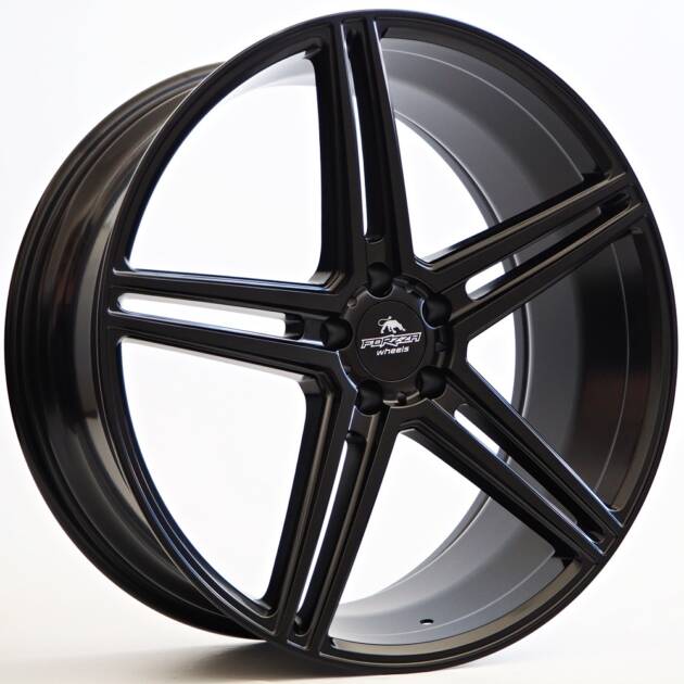 Ratlankis Forzza Bosan 9X21 5X120 ET30 72,56 Satin Black FLOW FORMING